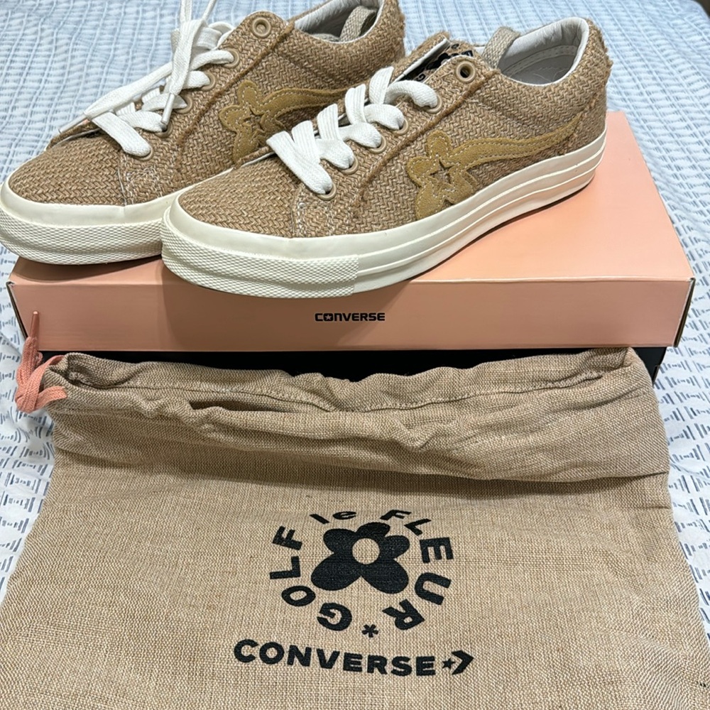 Women’s size 9 new Golf Le Fleur converse shoes.